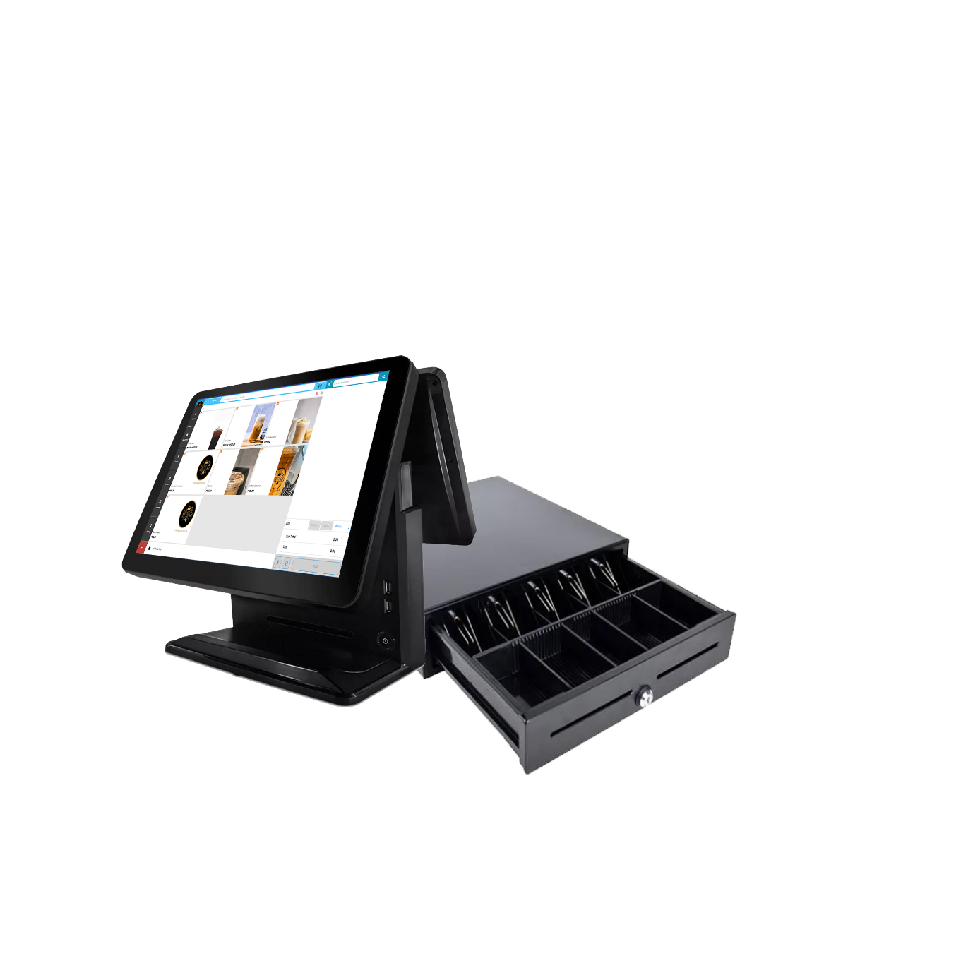 Elegant Black&nbsp; Dual Screen Series <br>Complete Business Solution <br>One Dashboard MultiPOS <br>Capable Package&nbsp;<br>